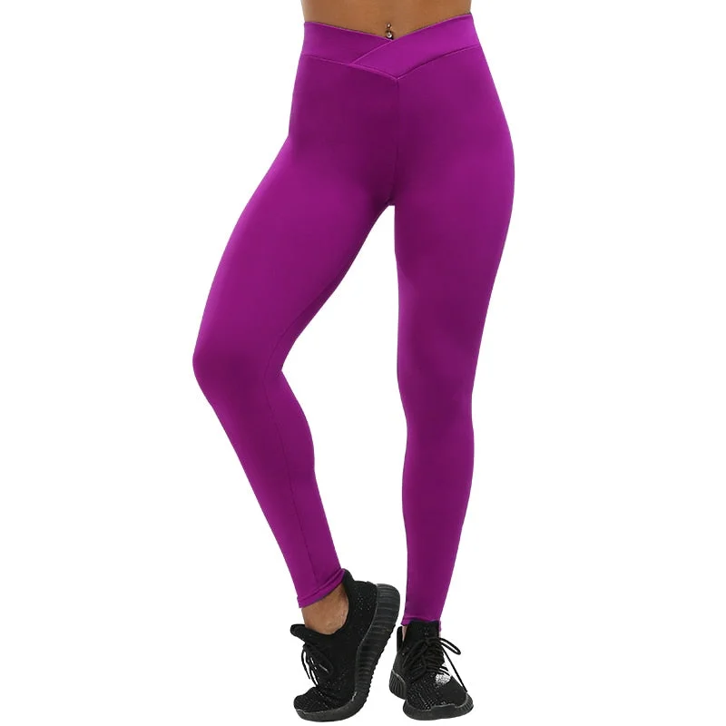 Women Leggings Fitness Workout Legging Push Up Sports Jegging Feamle Sexy V-Waist Legging Women