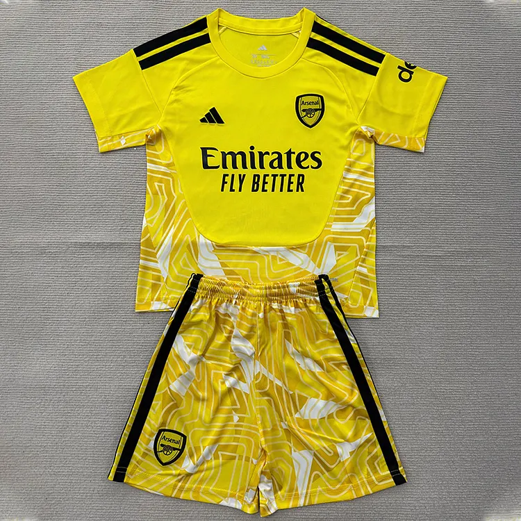 Kids Arsenal 26/27 GK Football Jersey 1:1 Thai Quality