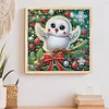Diamond Painting-DIY Crystal Rhinestone Christmas Owl