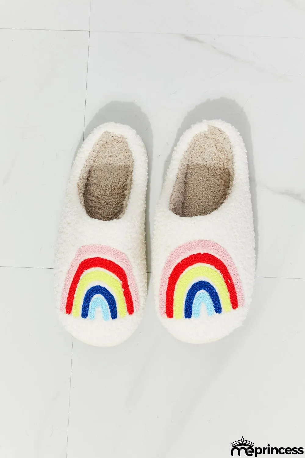 MMShoes Rainbow Plush Slipper