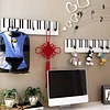 Piano Wooden Coat Racks, Whimsical Creative Piano Keys, Wall Mounted Coat Hook, Hanger Wall Decoration Hat Storage Rack, Key Holder, Coat Hook