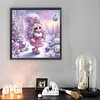 Winter Girl - Crystal Rhinestone Diamond Painting