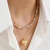 Elegant Natural Stones Beading Necklace