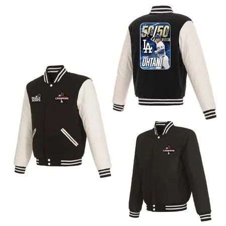 Los Angeles Dodgers 2024 World Series Champions Reversible Jacket M8Q3