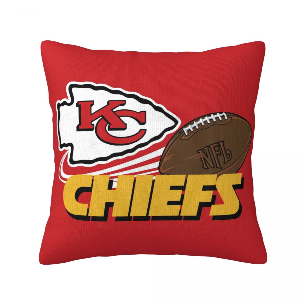 Kansas City Chiefs NFL Decorative Throw Pillow
