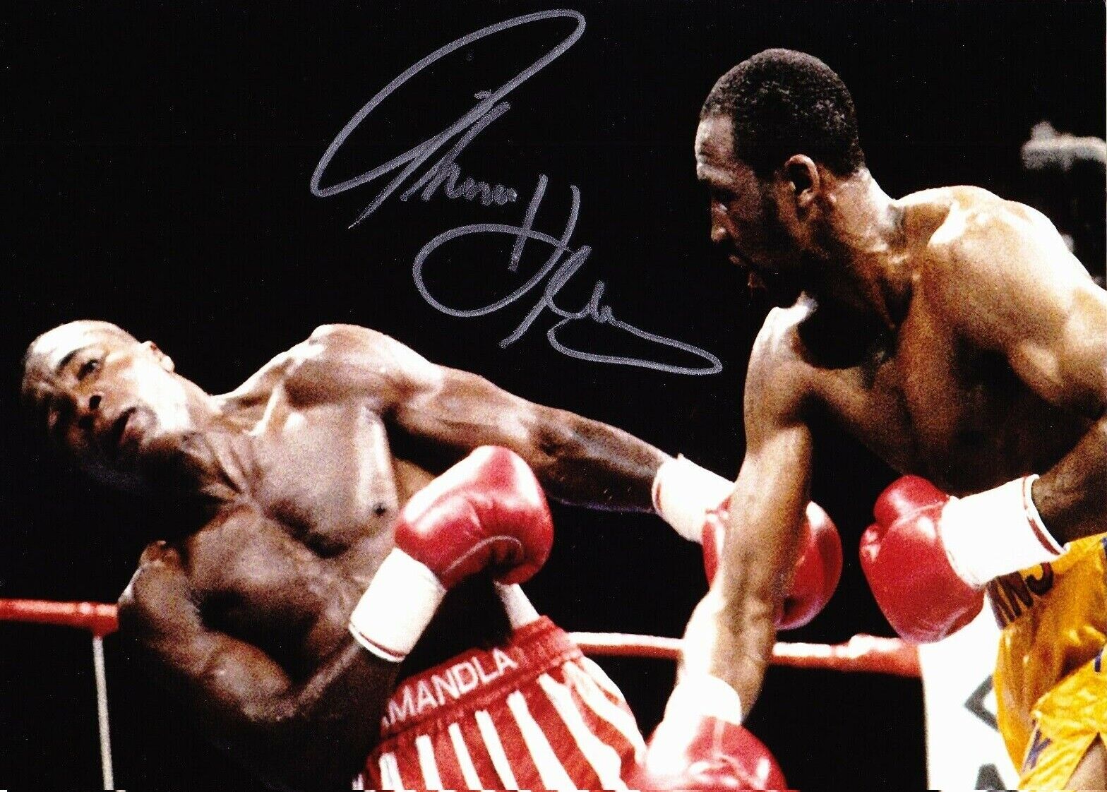 Thomas Hearns Autographed Signed 8x10 Photo Poster painting REPRINT