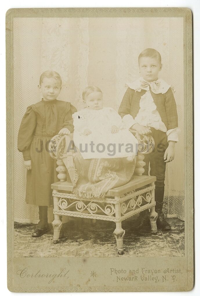 19th Century Fashion - 19th Century Cabinet Card Photo Poster paintinggraph - Newark Valley, NY