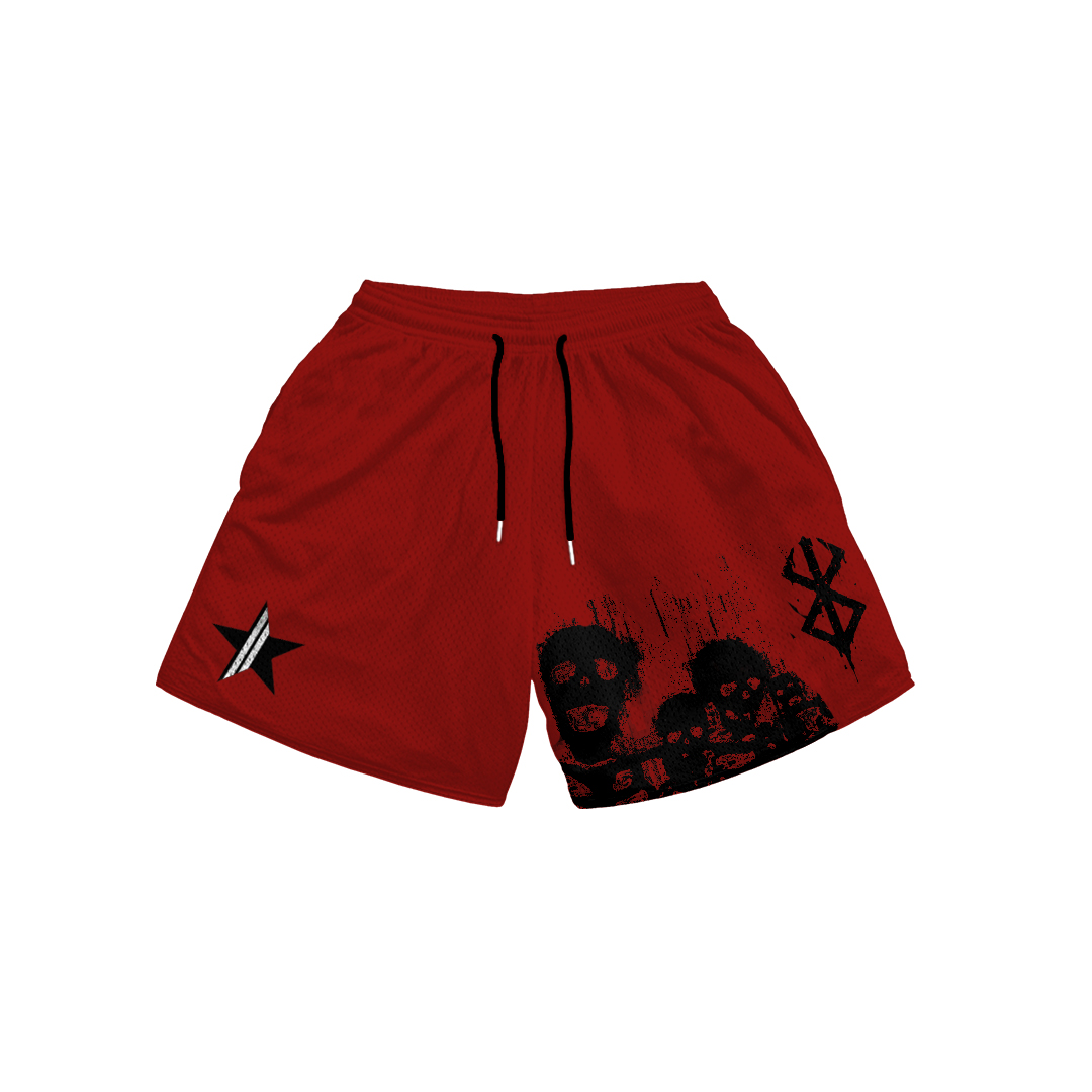Men's Casual Drawstring Print Shorts