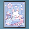 Diamond Painting -DIY Round Partial AB Drill Bunny Room(45x55cm)