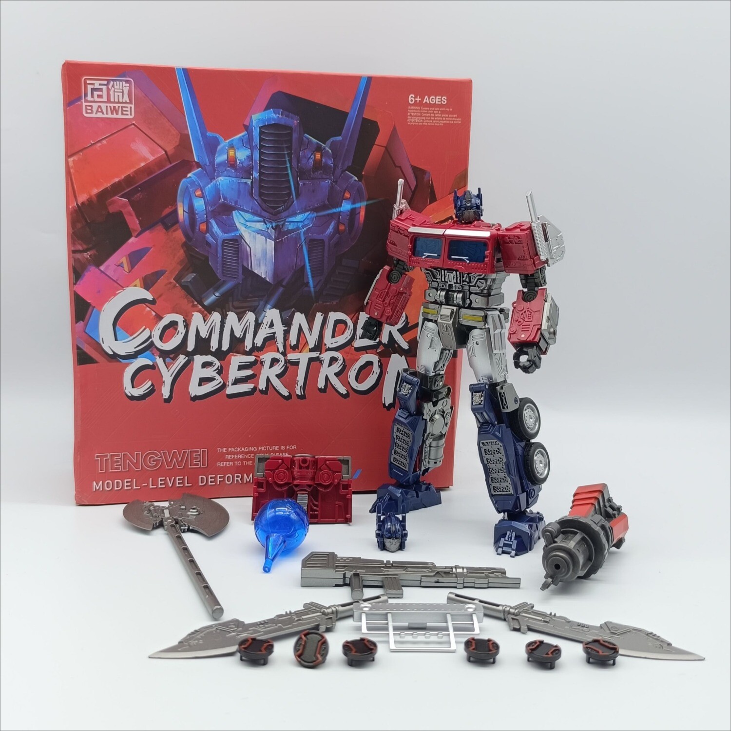 BAIWEI TW-1027 For Optimus Prime Cybertron alloy Transformers toys model action figure