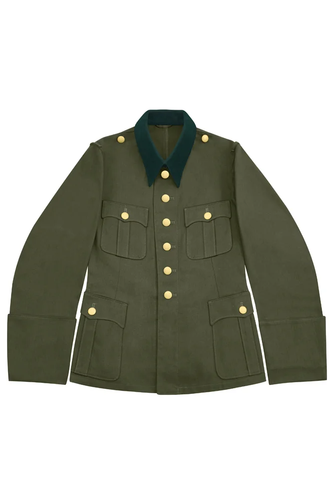   Wehrmacht DAK Tropical Afrikakorps M1941 General Officer Olive Service Tunic Jacket German-Uniform