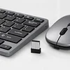 Wireless Bluetooth Keyboard and Mouse Set, Rechargeable, Mini Portable, Silent, Suitable for Apple iPads and Tablets