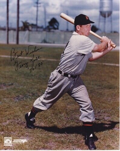 George Kell Signed - Autographed Detroit Tigers 8x10 inch Photo Poster painting with inscription