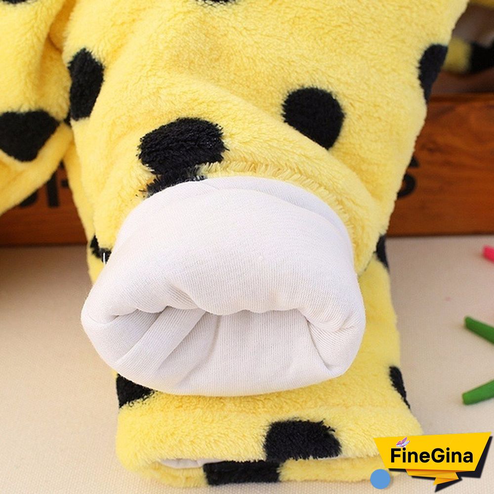 Newborn Baby Romper Coral Fleece Winter Rompers Cartoon Infant Clothes Snowsuit Babies Jumpsuits