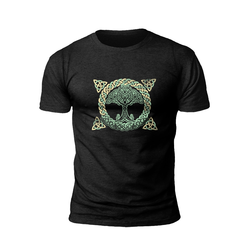 Viking Yggdrasil: The Tree of Life's Eternal Knot T-shirt