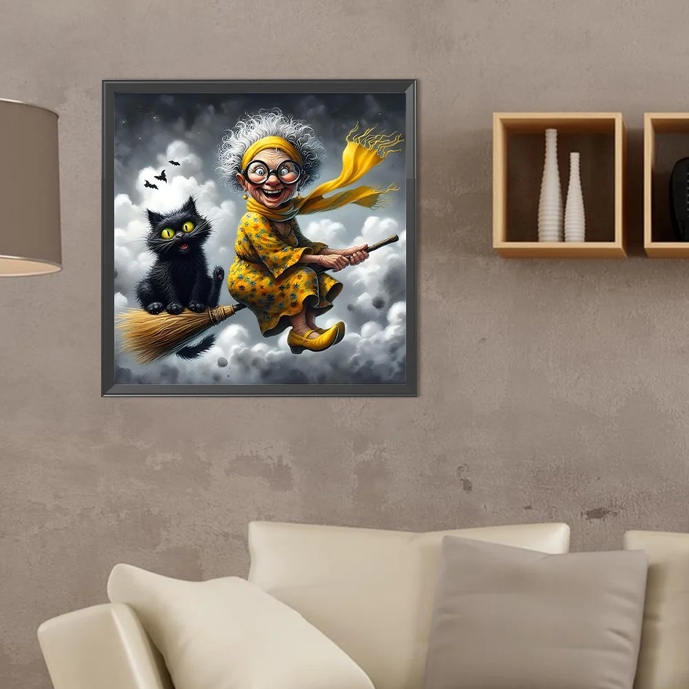 Diamond Painting - Full Round Drill - Grandma(Canvas|40*40cm)