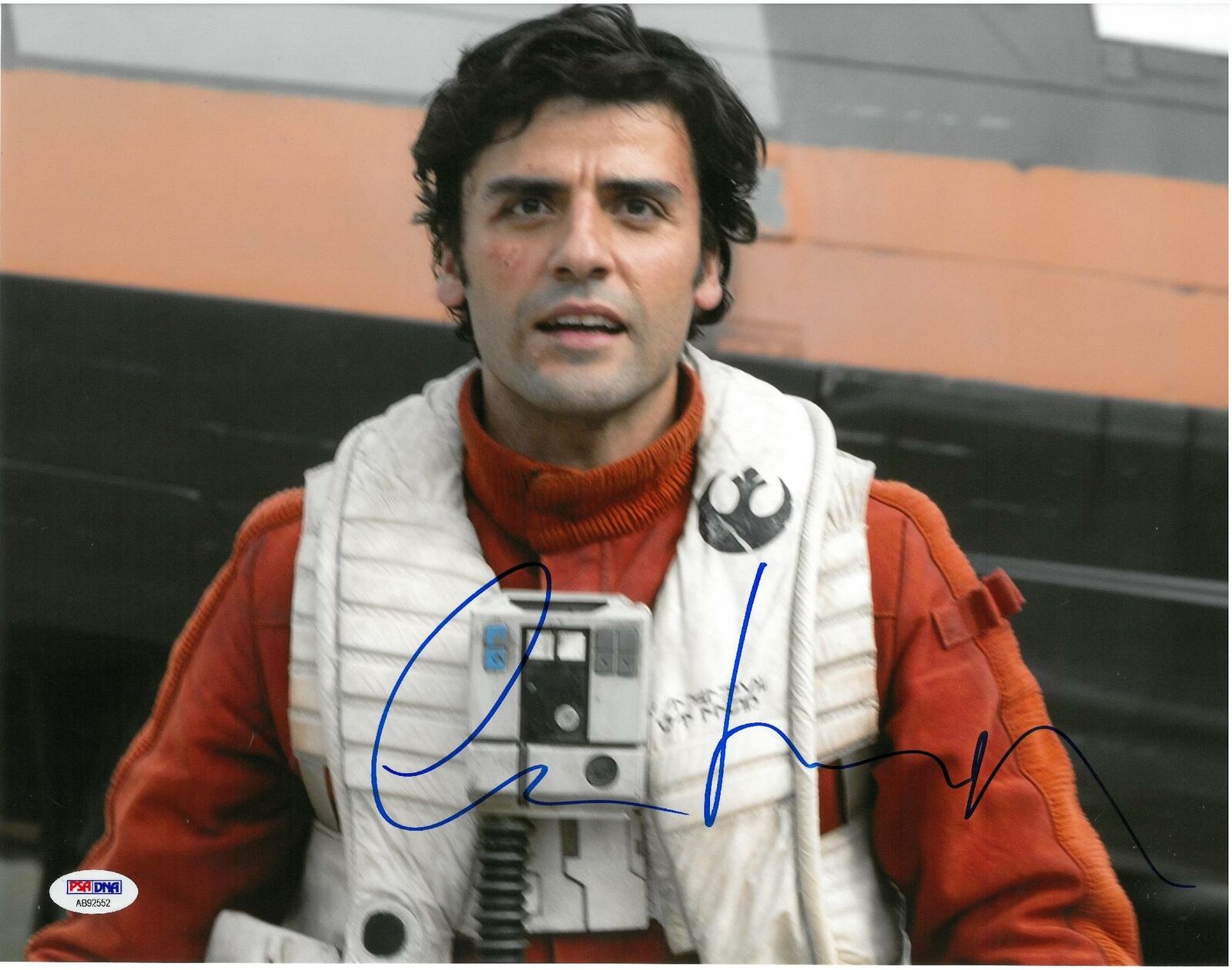 Oscar Isaac Signed Star Wars Force Awakens Authentic 11x14 Photo Poster painting PSA/DNA AB92552