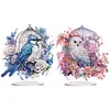 (2-Pack) DIY Birdcage-Diamond Painting Ornaments（Single-Sided)