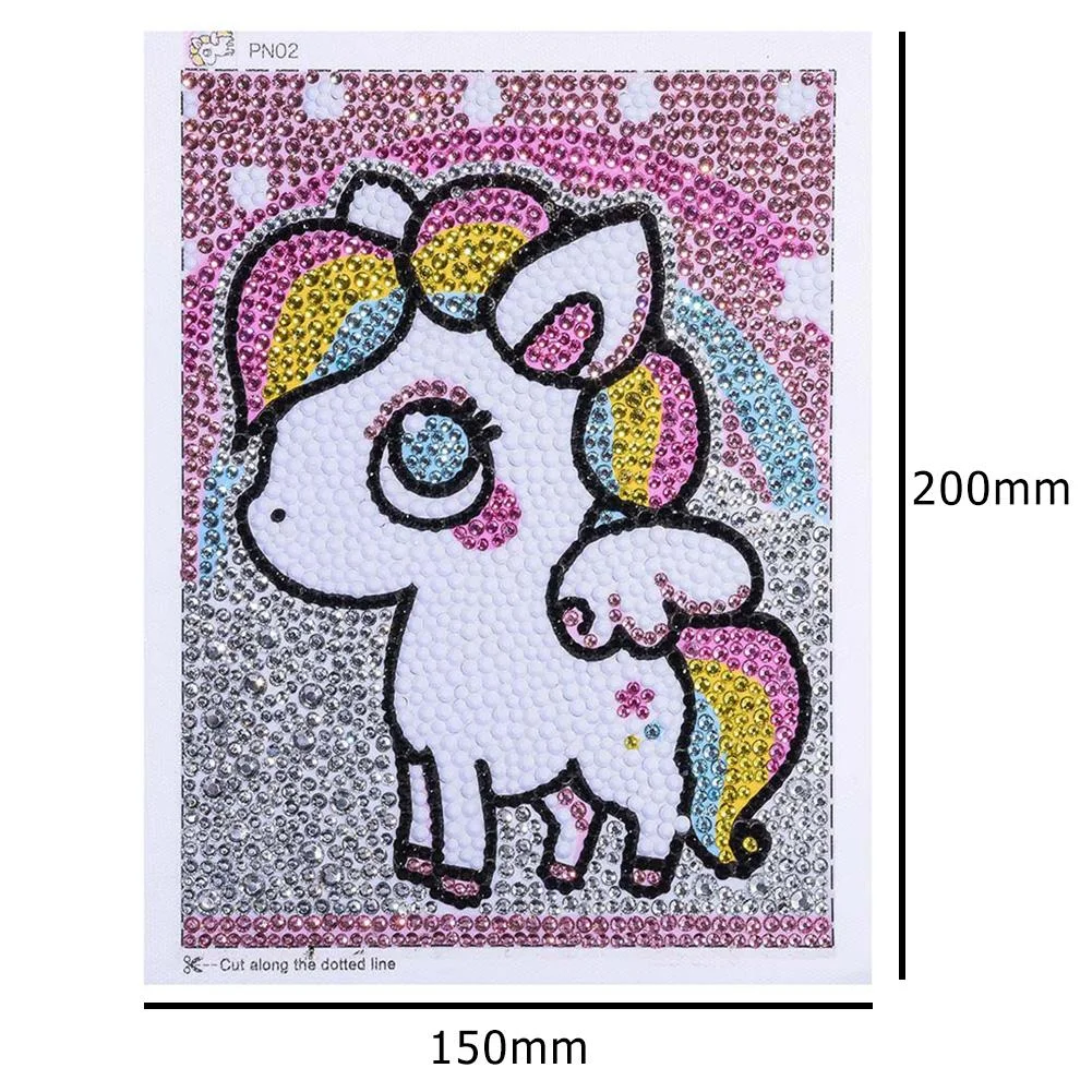 Special Shape Diamond Painting 15*20cm - Pony