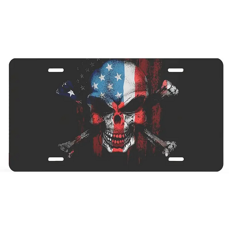 Les États-Unis - Encens de plaque de voiture vintage - 6x12inch