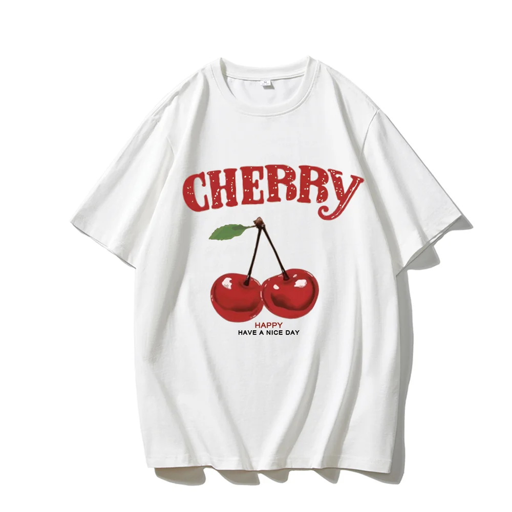 Athvotar Athvotar Sale Ins Wind Letter Print T-Shirts For Women's Summer Free-Rider Cotton Short-Sleeved Top