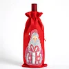 5D DIY Special Shaped Drill Diamond Painting Christmas Wine Bottle Bags Covers Kits