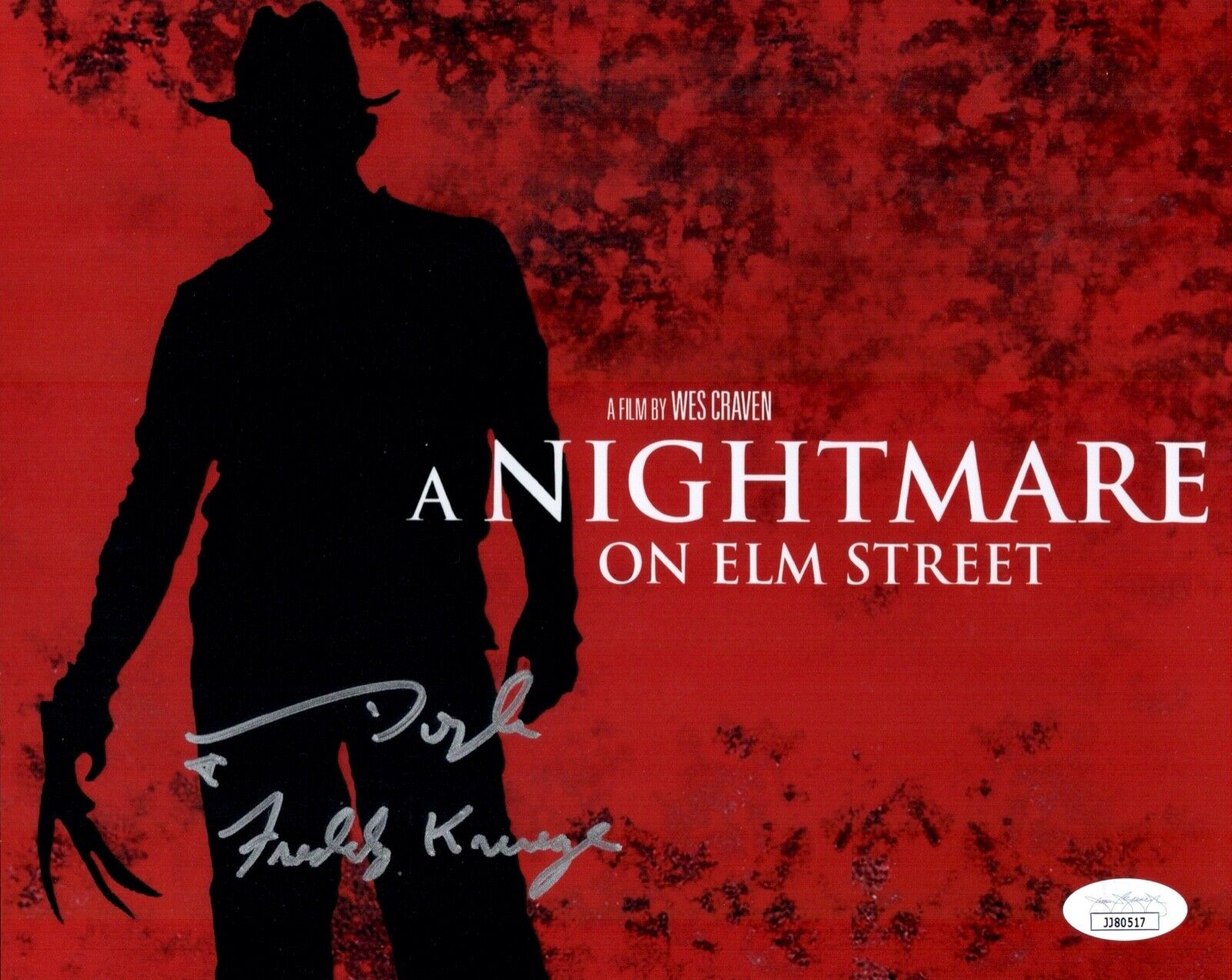 JIM DOYLE Signed Freddy Krueger NIGHTMARE ELM ON ST 8x10 Photo Poster painting Autograph JSA COA