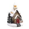 Christmas new Christmas decorations resin small house micro landscape resin house