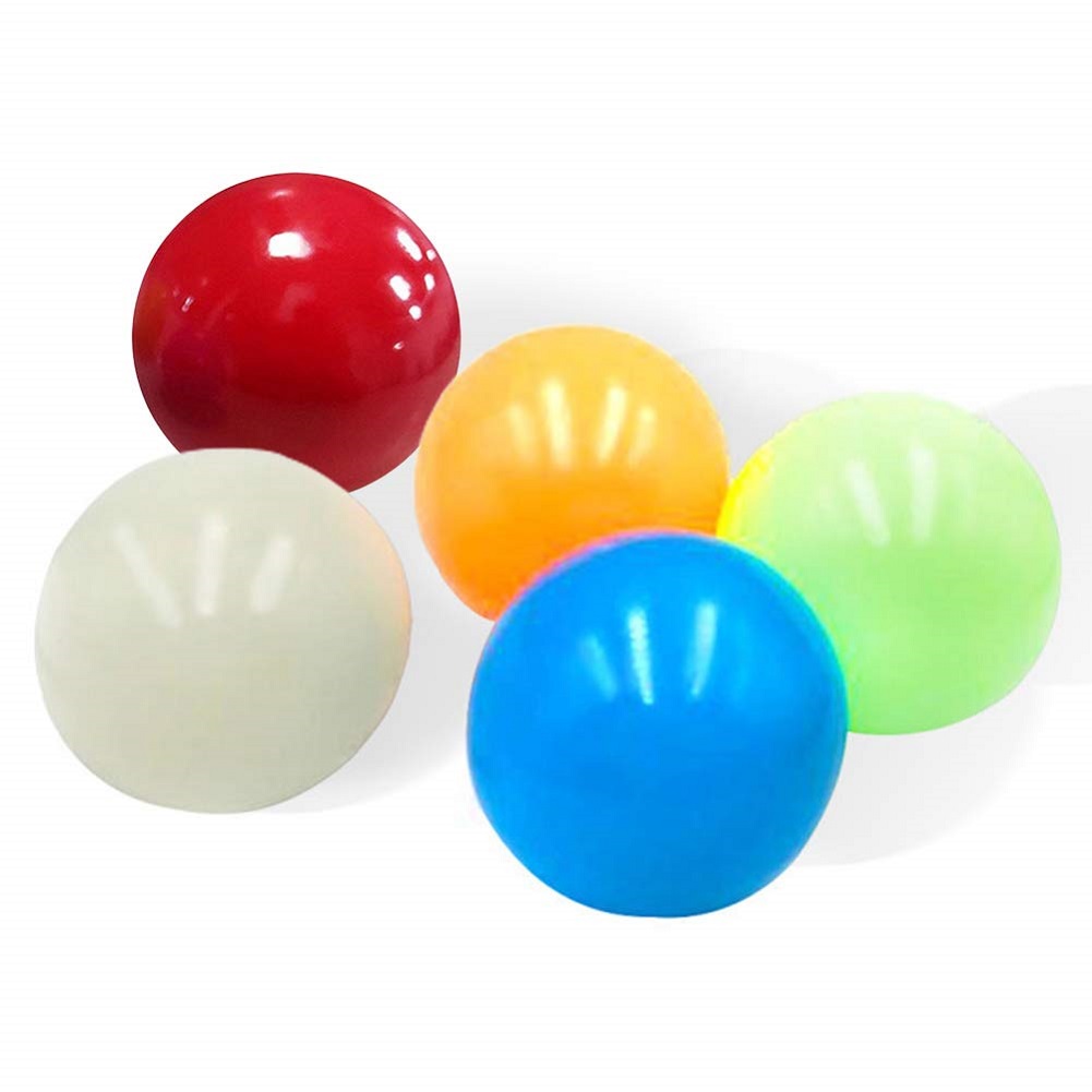 

5Pcs Relief Stress Decompression Ball Toys Wall Stick Ball Children Toys, 501 Original