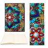 Mandala 5D DIY Diamond Art Painting Notebook Kit 50 Pages A5 Rhinestone Art Painting Notebook Kit for Adults Beginners Holiday Birthday Gift