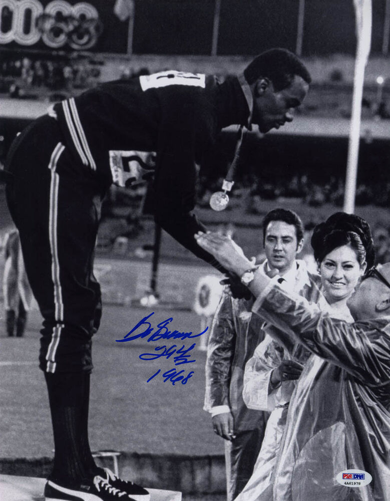 Bob Beamon SIGNED 11x14 Photo Poster painting + 29 Ft 1968 Olympics ITP PSA/DNA AUTOGRAPHED