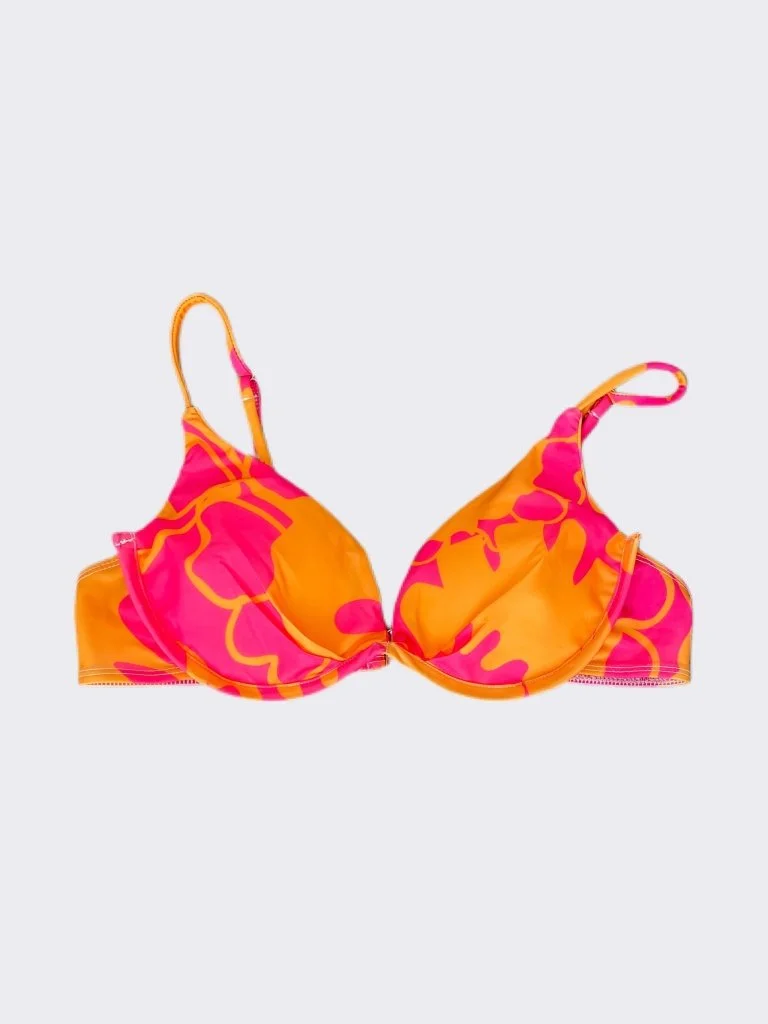 Fire Coral Bikini Top