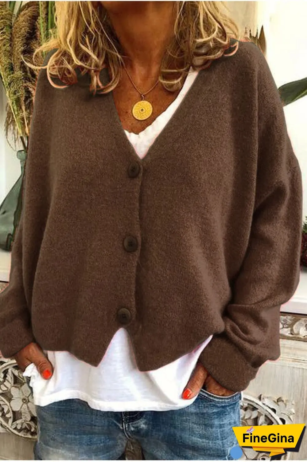 Casual Loose Knitted Cardigan