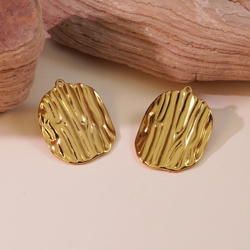 1 Pair Exaggerated Luxurious Minimalist Geometric 304 Stainless Steel Imitation Gold  Ear Studs