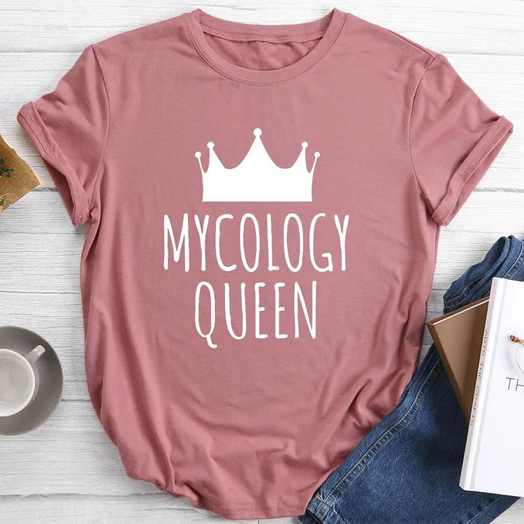 Mycology Queen Round Neck T-shirt