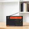 APP Control AM/FM/SW Worldband Radio 2500mAh Shortwave Longwave Radio with LCD Display Support BT TF Card Flashlight for Home Outdoor