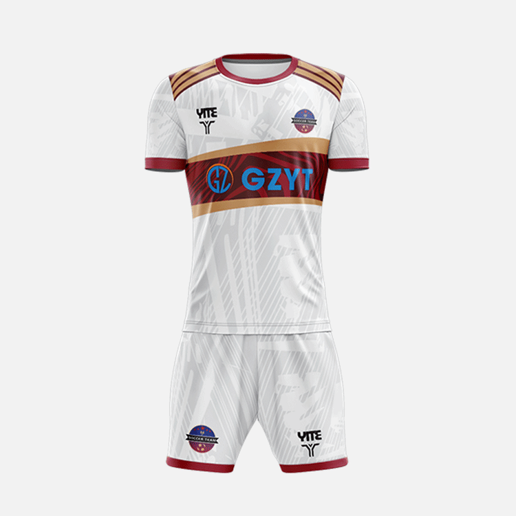 YITE | LZ24-008-Red And White Soccer Uniforms