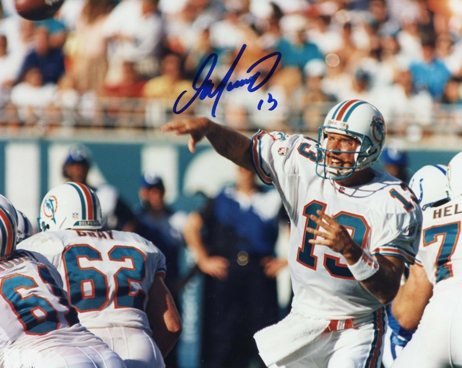 Dan Marino Autographed Signed 8x10 Photo Poster painting ( HOF Dolphins ) REPRINT