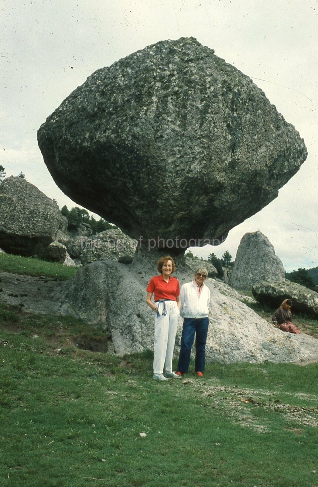 ROCK PEOPLE Vintage 35mm FOUND SLIDE TransparencyPhoto Poster painting 010 T 18 J