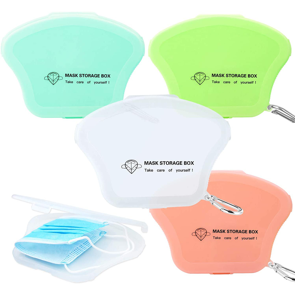 

4pcs Dustproof Face Cover Storage Box, 501 Original