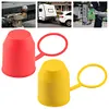 Car Trailer Ball Cap PVC Tow Bar Cap Waterproof for Car Ball Head (Red)