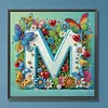 Butterfly Flower M 5D Partial Drill DIY Diamond Painting Kit 30*30cm