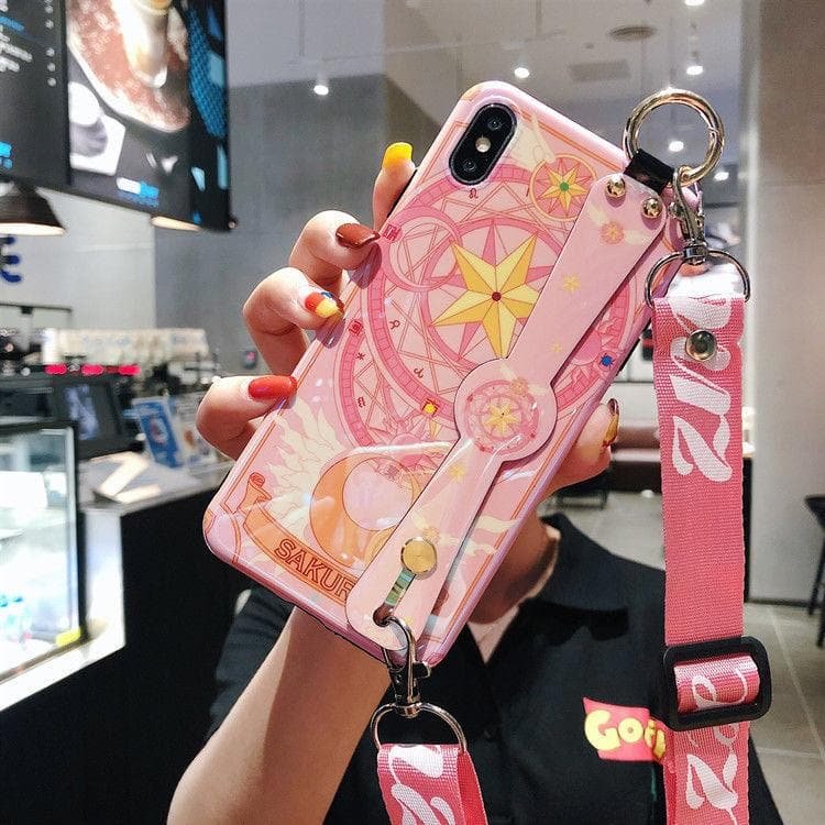 Sailor Moon Sakura Wrist Strap Phone Case SP14094