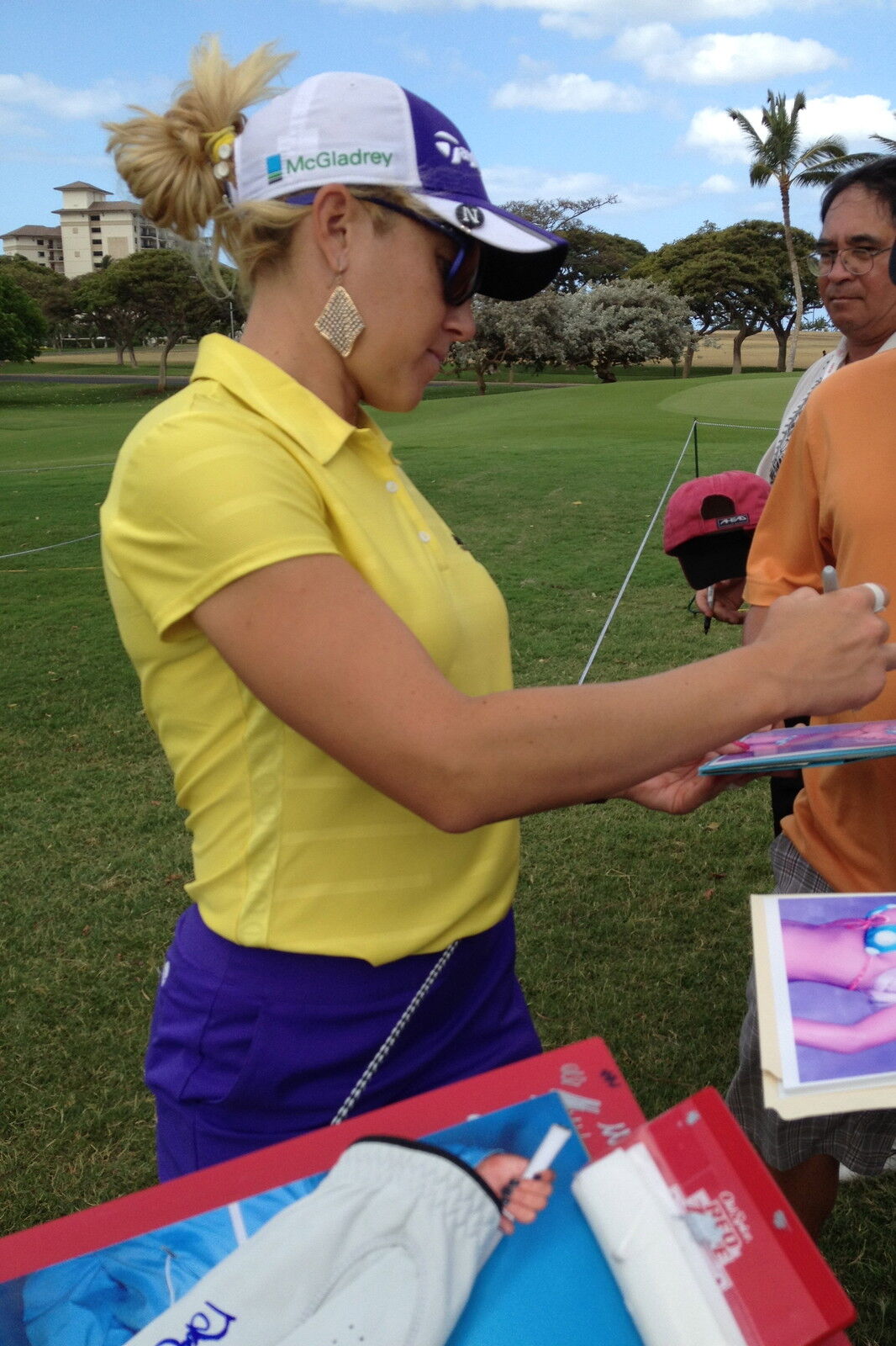 Lot of (4) NATALIE GULBIS LPGA GOLF SIGNED AUTOGRAPHED 8X10 Photo Poster paintingS-EXACT PROOF