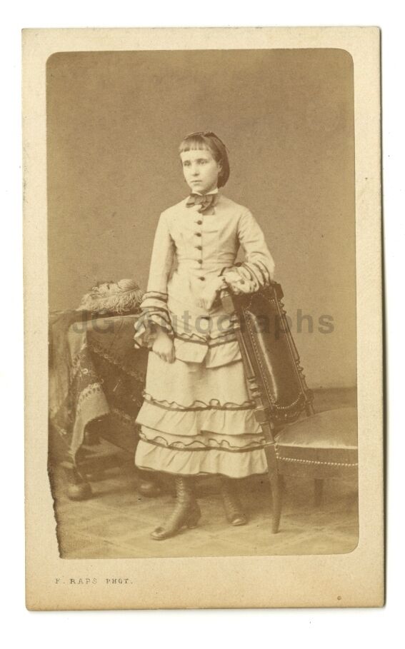 19th Century Fashion - 19th Century Carte-de-visite Photo Poster painting - Cologne, Germany