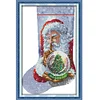 Santa Claus -16CT Stamped Cross Stitch Kit(33*49cm)