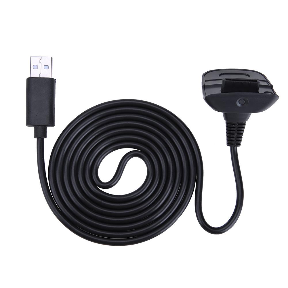

1pc Charging Cable for Xbox 360 Wireless Game Controller Joystick, Black, 501 Original
