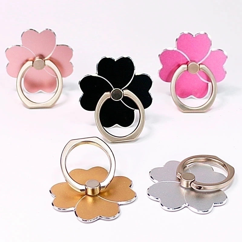 Alloy Flower Cartoon Style Phone Ring Grips Phone Accessories