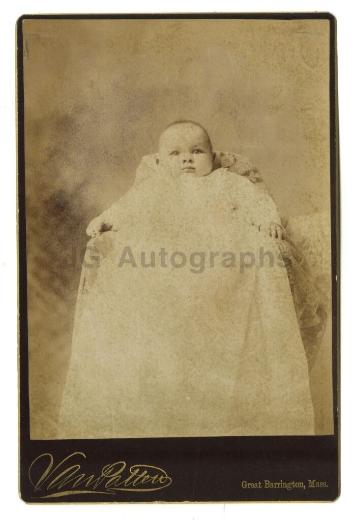 19th Century Children - 19th Century Cabinet Card Photo Poster painting - Great Barrington, MA