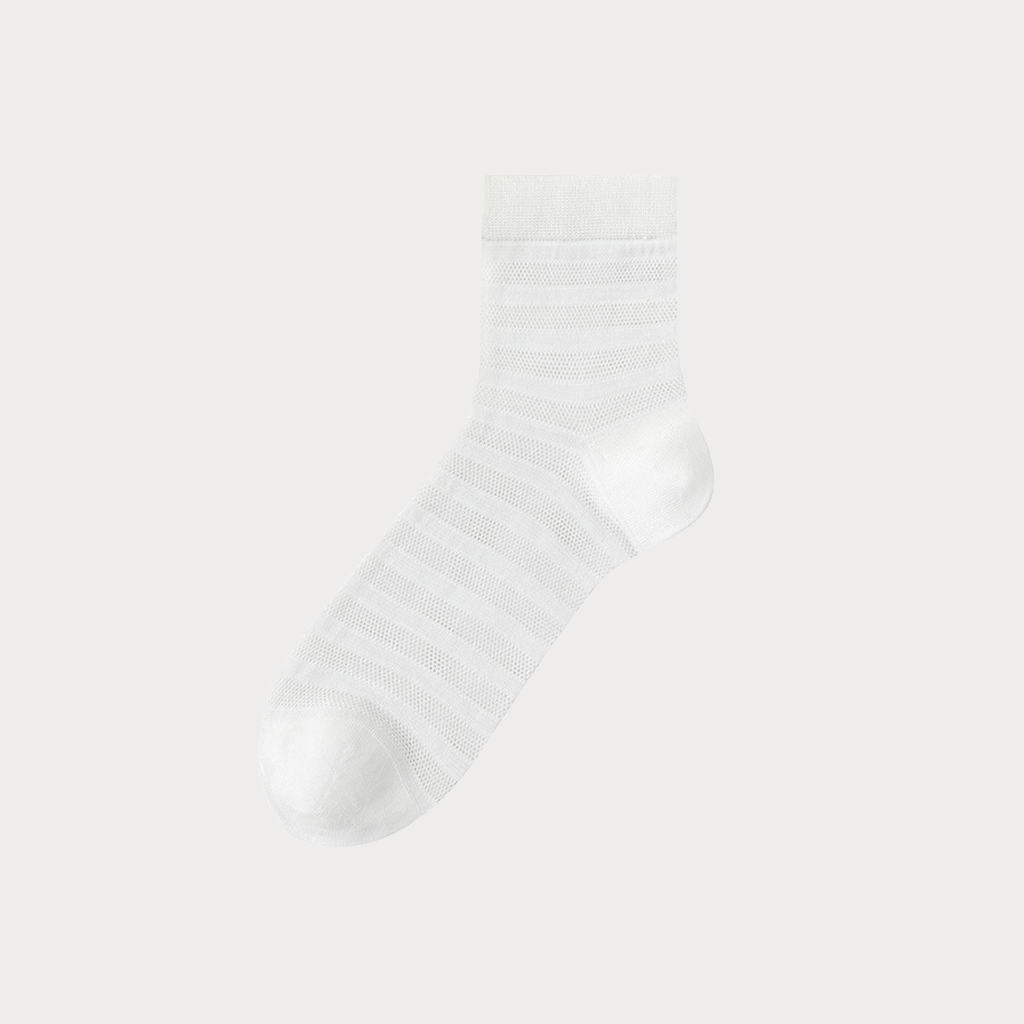 Women's Ankle Socks - Minimalist Solid Colors for Versatile Pairing REAL SILK LIFE